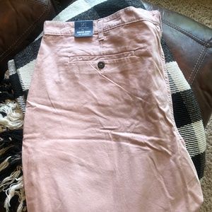 Men’s stretch flat front short, new